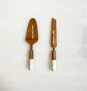 Juegos de queso con mango de madera y resina al por mayor, utensilios con artículos para el hogar y la cocina, productos ecológicos - Product Image 2