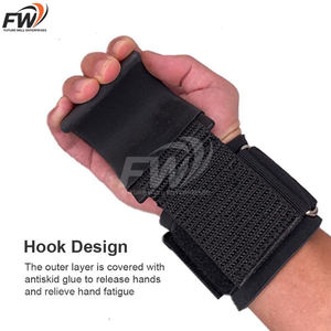 Crochets de levage de poids pour haltères, prix usine OEM, pour entraînement en salle de sport, fitness, musculation et powerlifting - Product Image 3