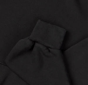 Sweat à capuche lourd 100% coton pour hommes avec logo de broderie personnalisé en polaire vierge sans ficelle sweat à capuche surdimensionné unisexe vente en gros - Product Image 3