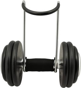 Crochets de détection d'haltères en acier lourd avec logo personnalisé avec adaptateur de rack d'haltères de gymnastique en caoutchouc noir de 1 à 3/8 pouces de diamètre - Product Image 6