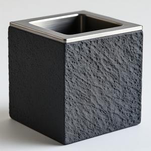 Porte-brosse à dents moderne en métal pour salle de bain, design écologique et durable pour les intérieurs contemporains, stabilité sécurisée, rangement soigné - Product Image 2