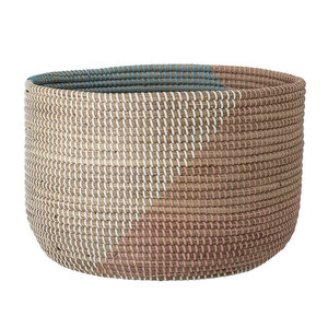 Hot New Large Black Seagrass Storage Basket Vietnam Factory Made Plastic Mimbre Cestas de lavandería para ropa Pot Bag Storage - Product Image 6