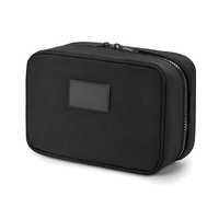 Sac organisateur de câbles en néoprène imperméable, pochette de rangement légère à fermeture éclair, étui de voyage portable pour chargeurs, écouteurs, clés USB