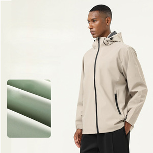 Chaqueta Deportiva Casual con Capucha para Hombre y Mujer, Resistente al Viento y a la Abrasión, para Exteriores, de Una Sola Capa, Talla XL, con Cierre - Product Image 3