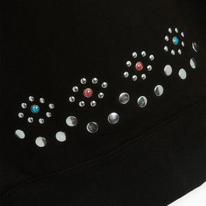 Sweats à capuche en coton mélangé pour hommes, abordables, avec strass, fabriqués en usine, solides, en polaire d'hiver, vente en gros - Product Image 3