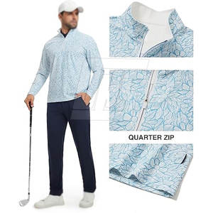 Veste de sport à demi-zip pour homme, légère, imprimée par sublimation, pour l'entraînement et les tenues décontractées - Product Image 3