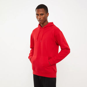 Vente en gros 100% coton pull à capuche pour hommes super doux polaire hiver vêtements de sport poids lourd thermique conception numérique OEM - Product Image 4