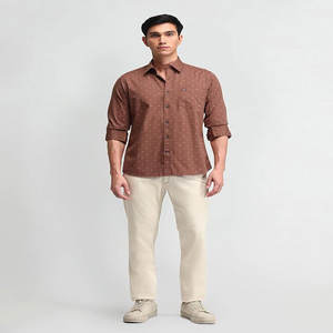 Camisas de franela a cuadros de manga larga para hombre de algodón de tela de alta calidad personalizadas en todos los colores - Product Image 2