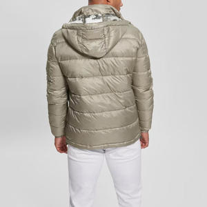High Quality Waterproof Canvas Puffer <b>Jacket</b> for Men <b>Winter</b> <b>Long</b> Sleeve Coat with Stand Collar Wholesale <b>Winter</b> WearDDP Shipping - Product Image 3