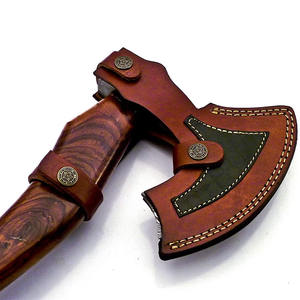 Jexmoo 19 "แฮนด์เมดเหล็กดามัสกัส DIY อุตสาหกรรม Tomahawk ขวานไม้ชิงชันกลางแจ้งของขวัญวันพ่อ - Product Image 2