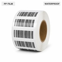 Label Film PP Kustom Cetak Digital Stiker Perekat Tahan Air untuk Kemasan Produk Rumah Tangga