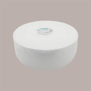 Base à gâteau en polystyrène blanche de 25 cm, cylindre en plastique réutilisable de 10 cm de hauteur, lot de 5 pièces, lavage à la main uniquement, pour la maison, la cuisine, les fêtes et les gâteaux - Product Image 1