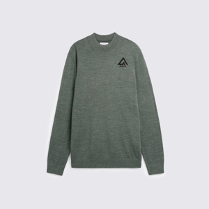 เสื้อสเวตเตอร์คอเต่าแขนยาวผู้ชาย ผ้าขนแกะเมอริโนคลาสสิกสำหรับฤดูหนาว ป้องกันการหดตัว ป้องกันรอยยับ ระบายอากาศได้ดี ทอแบบถัก - Product Image 1