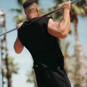 Débardeur de musculation sans manches pour hommes, vêtements d'entraînement musculaire, vêtements de sport, vêtements d'entraînement - Product Image 6