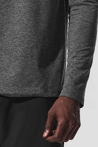 <b>Men's</b> <b>Long</b> <b>Sleeve</b> Pullover Hoodie Sweatshirts Solid Color Hooded Fitness <b>Gym</b> Shirts Quick Dry Athletic Running Sports Active <b>Top</b> - Product Image 5