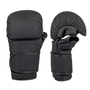 Gants de combat MMA en cuir de vachette platine de haute qualité 10oz 12oz 14oz 16oz avec impression de logo personnalisé - Product Image 6