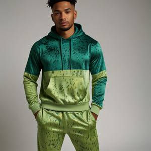 Chándal negro lavado de gran tamaño de alta calidad 2025 con pantalones cortos en lavado ácido para hombre, chándal Vintage de Ayat Export - Product Image 1