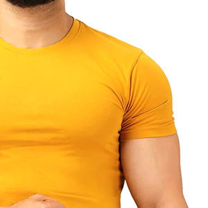 Camisas de gimnasio para hombre más vendidas, ropa activa, Qucikdry, estirable, ligera, secado rápido, Impresión de logotipo personalizado - Product Image 2