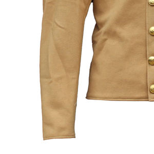 เสื้อคลุมเครื่องแบบทหารใต้ยุคสงครามกลางเมืองแบบจำลอง ทำจากผ้าขนสัตว์สีพื้น - Product Image 3