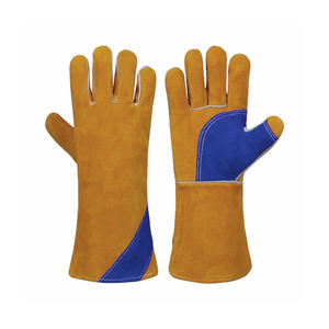 Guantes de soldadura de cuero de alta calidad Cómodos seguridad para las manos para protección industrial Guantes de cuero para hombres - Product Image 2