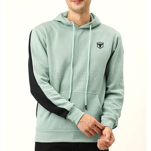 Sudadera con Capucha Personalizada para Hombre, de Alta Calidad, 100% Algodón, para Invierno, Servicio OEM Disponible, Diseño Sólido, Ecológica - Product Image 1