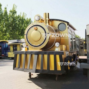 Train Shape Street Mobile Kitchen Snack Food Trailer Truck Multifunctional Vending Stainless Steel Rust Resistant Full Kitchen - Product Image 3