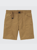 Shorts cargo décontractés pour hommes avec logo personnalisé, style streetwear estival, multi-poches, en nylon, avec ceinture en sangle