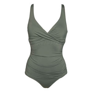 Maillot de bain pour femmes sur mesure Maillot de bain de couleur unie à vente directe en usine taille adulte - Product Image 1