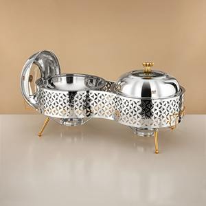 Casseroles en acier inoxydable RAMZAN KAREEM modernes et élégantes, écologiques, compatibles lave-vaisselle, pour servir les aliments, fondue, maison, hôtel, restaurant - Product Image 6