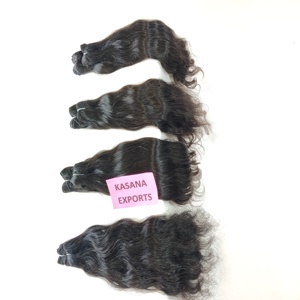 Venta al por mayor 100% Natural vietnamita Color negro extensiones de las mujeres cutícula alineada procesamiento químico ninguno indio onda Curl 1B - Product Image 3