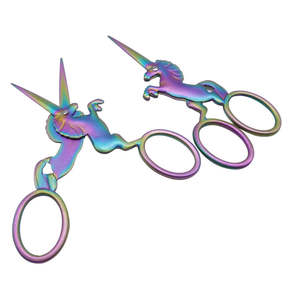 Tijeras de bordado de colores Tijeras de precio de fábrica para bordado Tijeras de tela de costura POR ANAAIF ENTERPRISES - Product Image 4