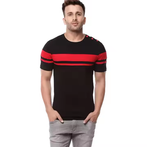 Camiseta Extra Grande de Cuello Redondo 100% Algodón para Hombre, Impresión de Logotipo Personalizada en la Parte Delantera, Transpirable, Ecológica, de Secado Rápido, Talla Grande, Estilo Vintage, Verano - Product Image 4