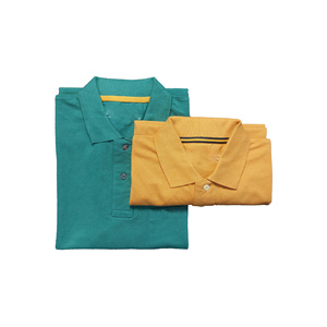 Polo informal de talla grande para hombre orientado a la exportación, Polo cómodo de tela de punto de color sólido, Polo de color verde de BD - Product Image 4