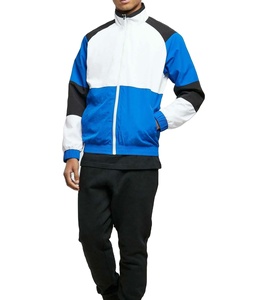 Vêtements de sport de plein air décontractés pour hommes grande taille veste coupe-vent imperméable fermeture éclair respirante tissu en polyester sur mesure - Product Image 5