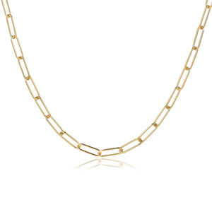 Collar de Cadena Moderno con Diseño de Clip, Chapado en Rodio, Hecho a Mano en Turquía, Regalo de Boda, Joyería de Plata de Ley 925 - Product Image 3