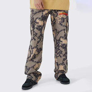 Pantalones Deportivos de Lona con Cintura Alta y Corte Acampanado, Transpirables y Personalizables para Hombre, de Secado Rápido e Impermeables, con Logotipo Personalizado - Product Image 6