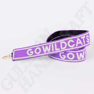 Beautiful HOTTY TODDY Design white and red coloured handmade embroidered strap belt for <b>girls</b> from India - Product Image 3