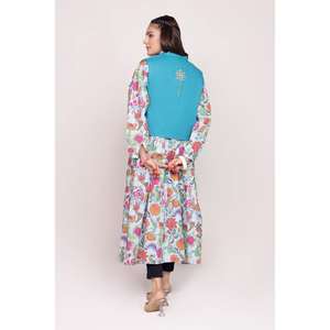 Chaleco Largo Vintage Estampado con Bordado Melody para Mujer, Talla Grande, Tejido, para Primavera WGK-KDW-DE-1785 - Product Image 4