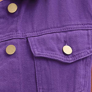 Chaleco Vaquero Informal de Invierno para Mujer, Estilo Moderno, Superventas, 100% Algodón, Colores Sólidos, Ajustado - Product Image 5