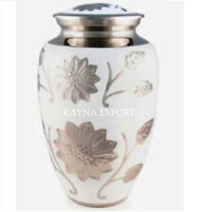 Urne funéraire adulte en métal à gravure à la main meilleur prix urnes funéraires funéraires pour cendres humaines à bas prix urnes en métal disponibles - Product Image 2