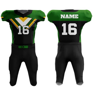 Venta al por mayor de uniformes de fútbol americano personalizados de alta calidad OEM Personalizados Baratos uniformes de fútbol americano - Product Image 1