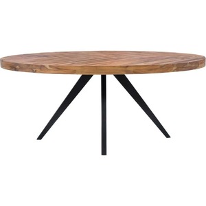 Table à manger industrielle en bois massif avec pieds en métal, fonction de levage, imperméable et durable pour une utilisation hôtelière - Product Image 2