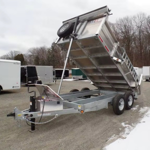 Tracteur agricole de livraison gratuite de 2 à 3 tonnes Remorque hydraulique à benne basculante Essieu de 5 tonnes pour construction État neuf et utilisé - Product Image 2