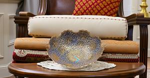 Eco-Friendly Brass Fruit Bowl Kitchen Counter Fruit Basket for Candy Vegetables <b>Dining</b> Room <b>Table</b> Office Home Decor - Product Image 5