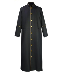 Batas de clero de alta calidad, precio de fábrica, venta al por mayor, diseño OEM ODM, uniformes cómodos transpirables - Product Image 4