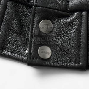 Chaqueta Bomber de Cuero Premium, Suave, Moderna, para Uso Diario, Chaqueta Bomber de Cuero Informal, Cómoda, Cálida y a la Moda - Product Image 6