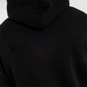 Sweat à capuche uni et décontracté pour homme en ciment et noir-Capuche fonctionnelle à boutons-pression avec un design minimaliste - Product Image 4