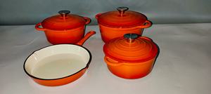 <span class=keywords><strong>Set</strong></span> di <span class=keywords><strong>Pentole</strong></span> in Ghisa Smaltata Facile da Pulire, 4 Pezzi, per Uso in Cucina, <span class=keywords><strong>Offerta</strong></span> Diretta dal Produttore Cinese - Product Image 5