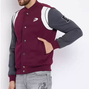 เสื้อแจ็กเก็ตเบสบอลสำหรับผู้ชายที่ดีที่สุดโลโก้ด้านหน้าสำหรับฤดูหนาวกันลมและระบายอากาศได้สไตล์เพรพพี้กิจกรรมกลางแจ้ง - Product Image 1