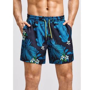 Pantalones cortos informales de poliéster 100% para hombre con bolsillos, pantalones cortos estampados de verano para hombre de BD - Product Image 2